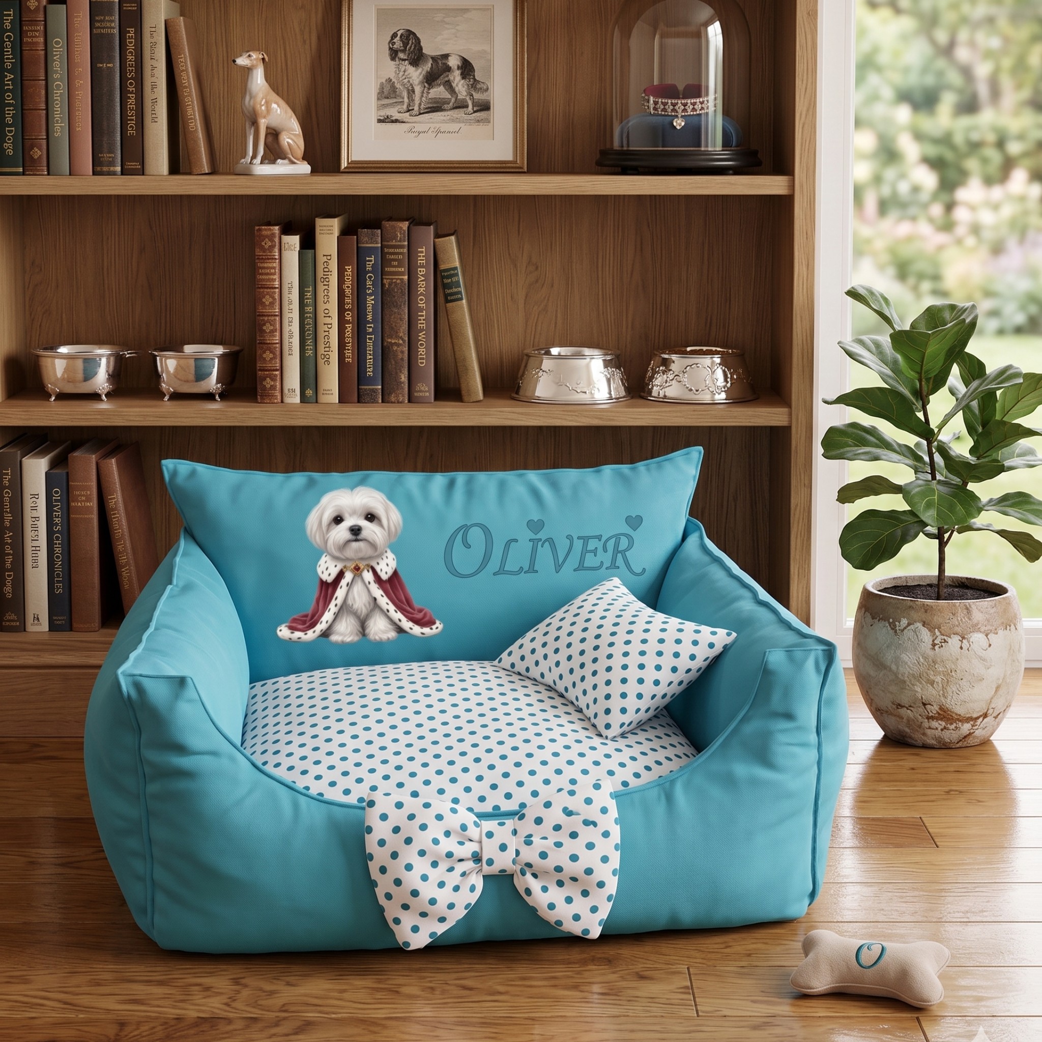 Cuccia per Cani Personalizzabile Cotone - Nome Ricamato